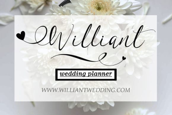 With Stalk Calligraphy Font 2