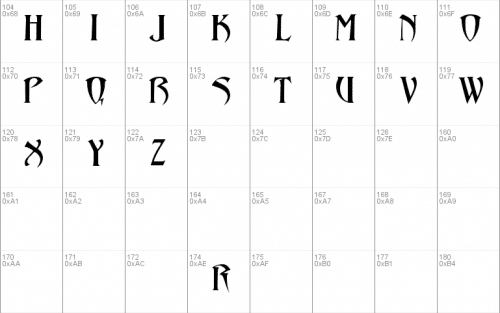 Abaddon Font 1