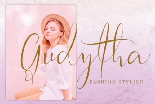 Adellia Calligraphy Font 5