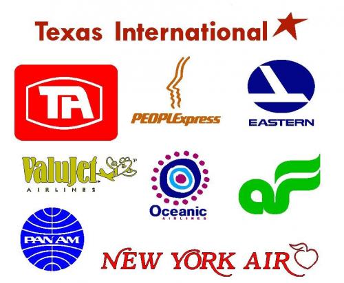 Airline Logos Past Font