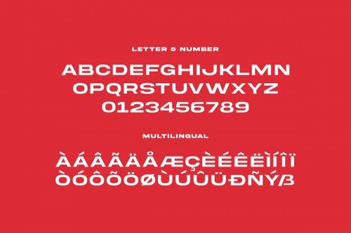 Akira Expanded Sans Serif Font 1