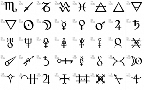 Alchemy Font 1