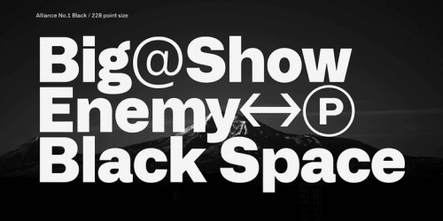 Alliance Font Family 1