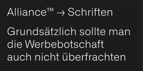 Alliance Font Family 13