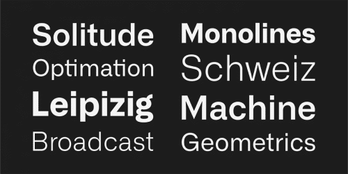 Alliance Font Family 8