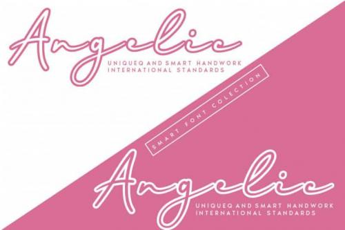 Angelic Script Font 1