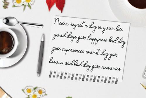 Angelica Calligraphy Font  4