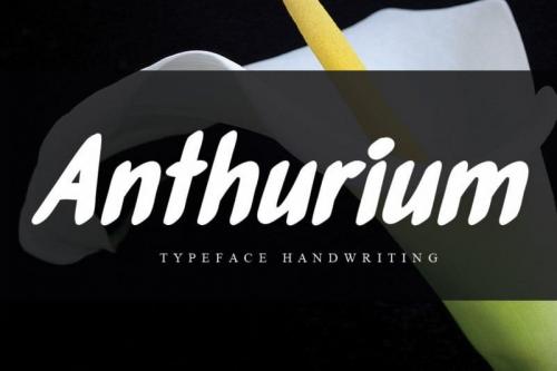 Anthurium Brush Font