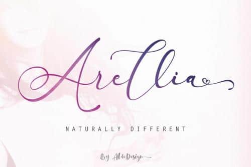 Arellia Script Font