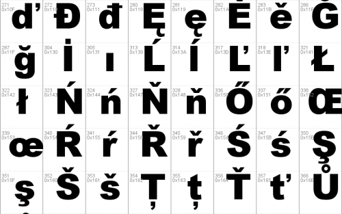 Arial MT Black Font 5