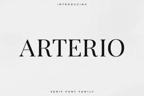 Arterio Serif Font Family