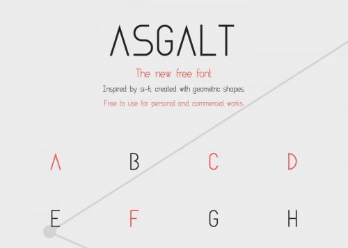 Asgalt Typeface