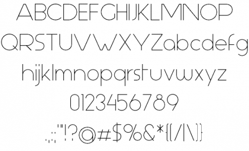 Aspergit Font 1