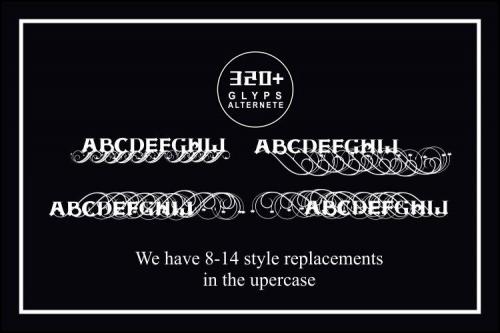 Astone Royal Blackletter Font  7