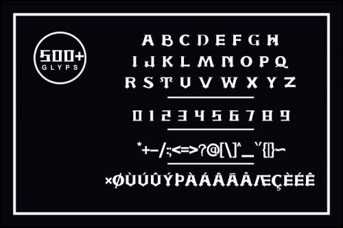 Astone Royal Blackletter Font  8