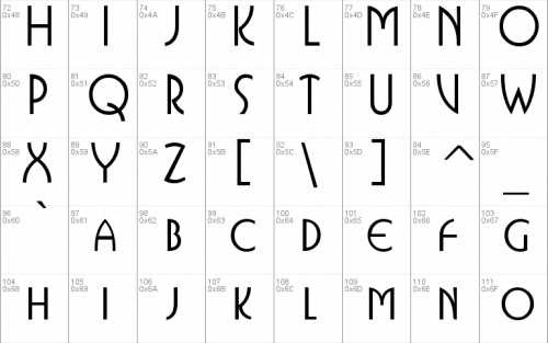 Atlantis Font 1