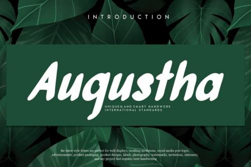 Augustha Display Font