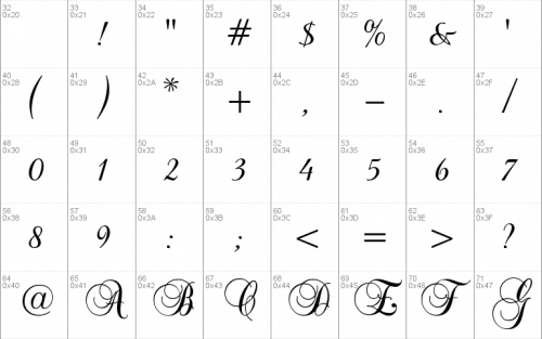 Baroque Script Font