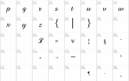 Baroque Script Font 2