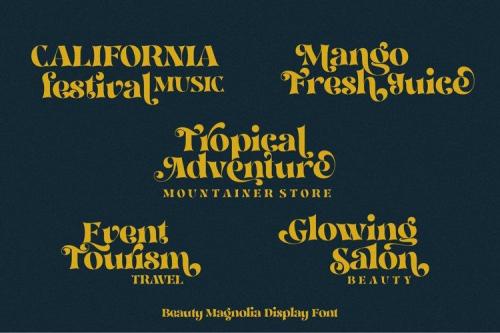Beauty Magnolia Serif Font  3