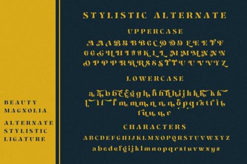 Beauty Magnolia Serif Font  7