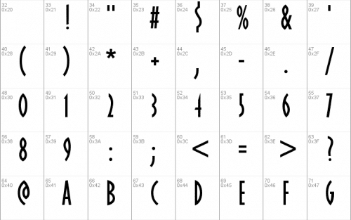 Becker Oklahoma Font