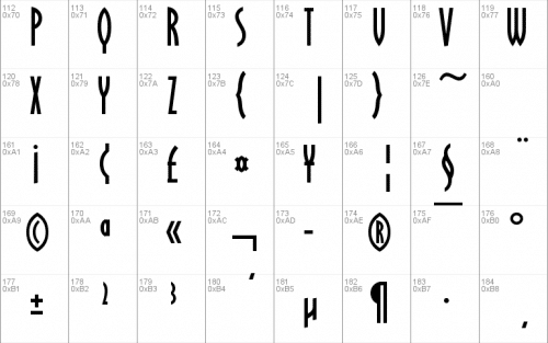 Becker Oklahoma Font 2