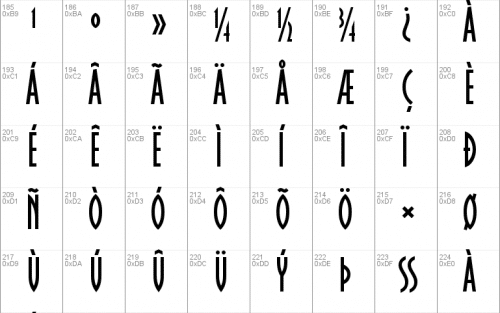 Becker Oklahoma Font 3