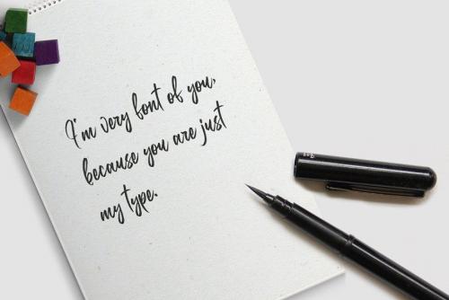 Belgedes Brush Script Font 12