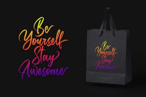 Belgedes Brush Script Font 3