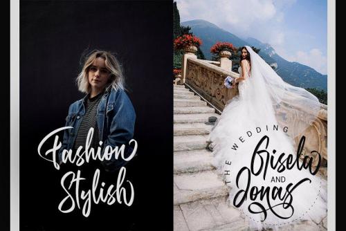 Belgedes Brush Script Font 7