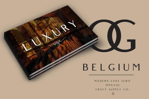 Belgium Font Family  6