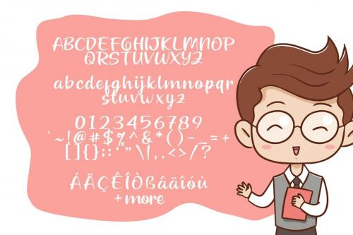 Beloved Teacher Font 9