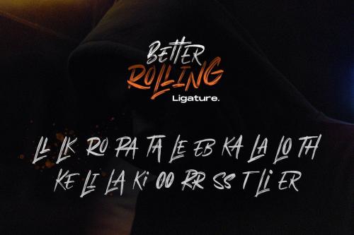 Better Rolling Brush Font  3