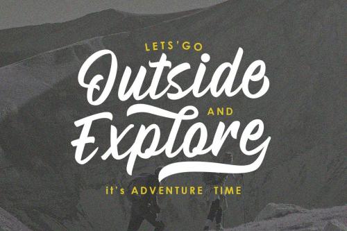 Billskates Script Font 9