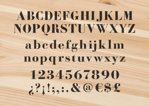 Bodoni Fragile Dirt Font 1