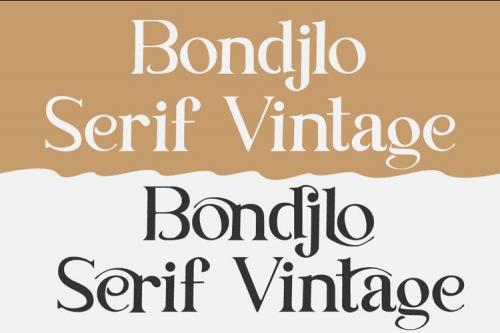 Bondjlo Serif Font 1