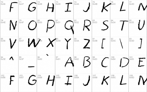 Bored Crayon Font 2