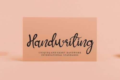 Bougainvillea Handwritten Font 1