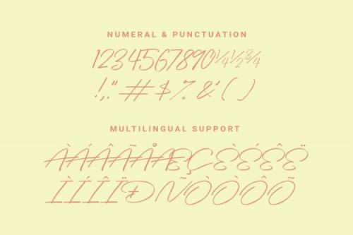 Briquete Handwritten Font  13