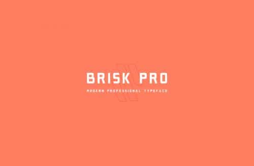 Brisk Pro Typeface