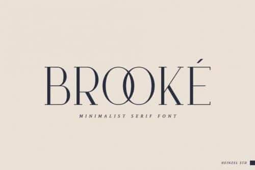 Brooke Serif Font
