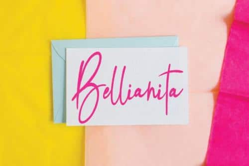 Brush Flower Handwritten Font 1