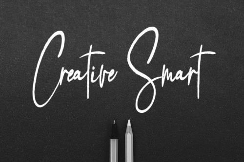 Brush Flower Handwritten Font 2