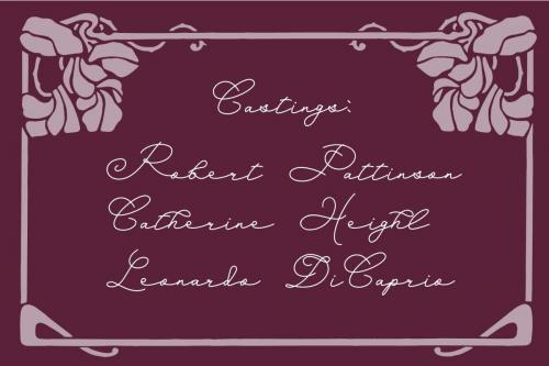 Budapest Girl Handwritten Font  5