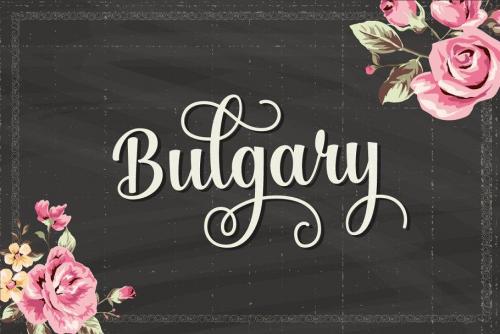 Bulgary  Font