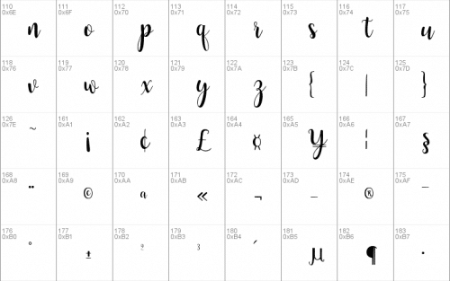 Buttercup Windows Font 3