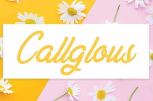 Callglous Script Font