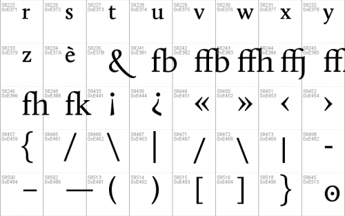 Calluna Font 11