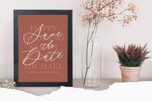 Camila Raindrop Script Font  3